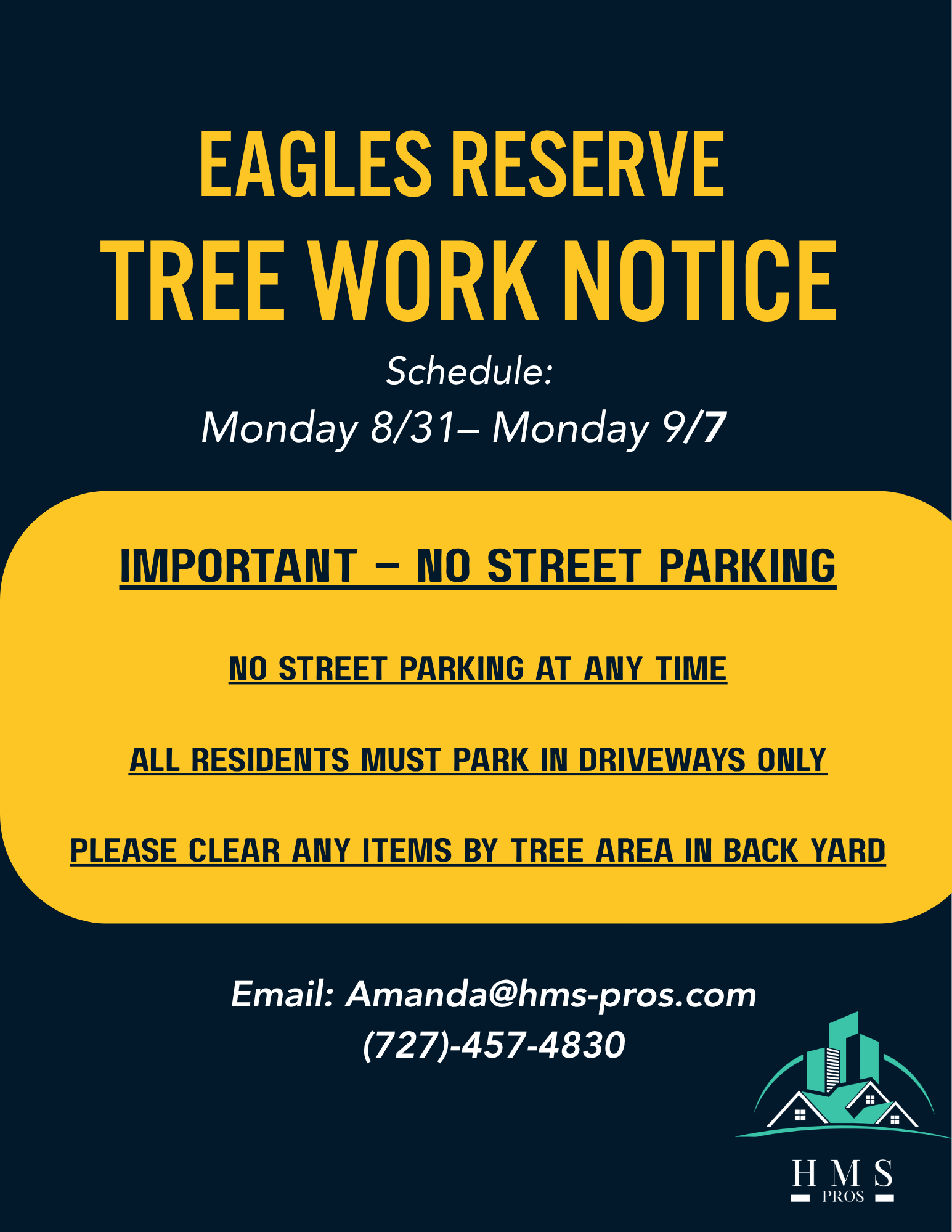 Tree Work Notice